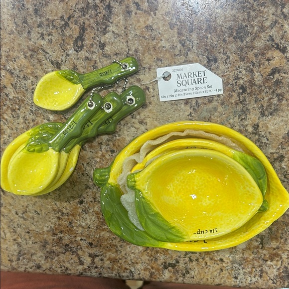 Lemon Measuring Spoon Set - Picture 1 of 1
